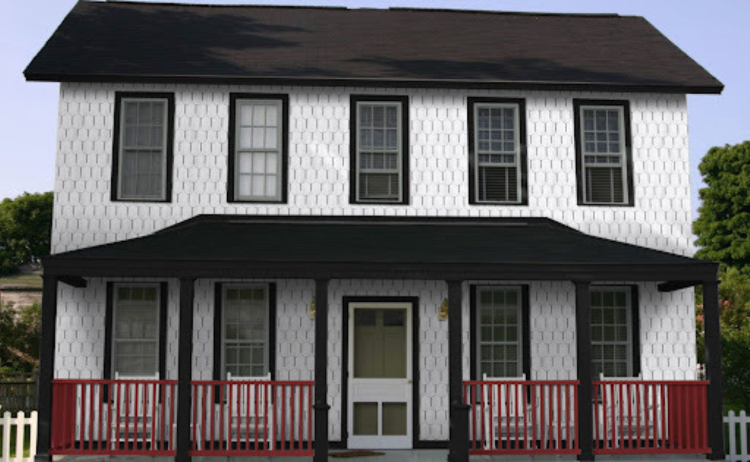 8 White Shake Siding Home Designs | Allura USA