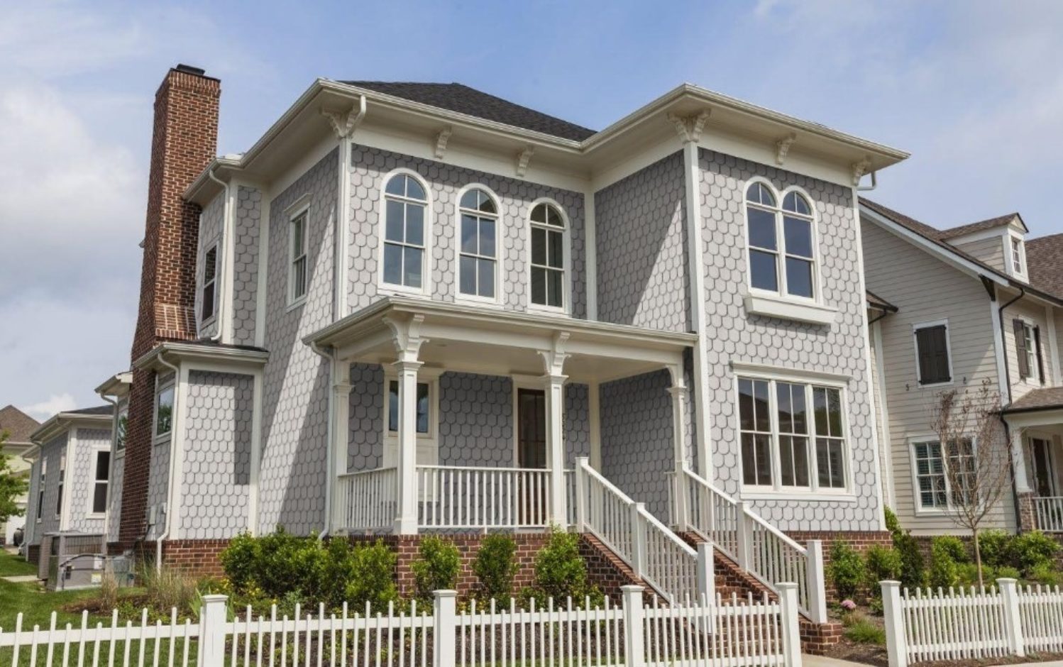 11 Fishcale Siding Home Designs and Ideas Allura USA