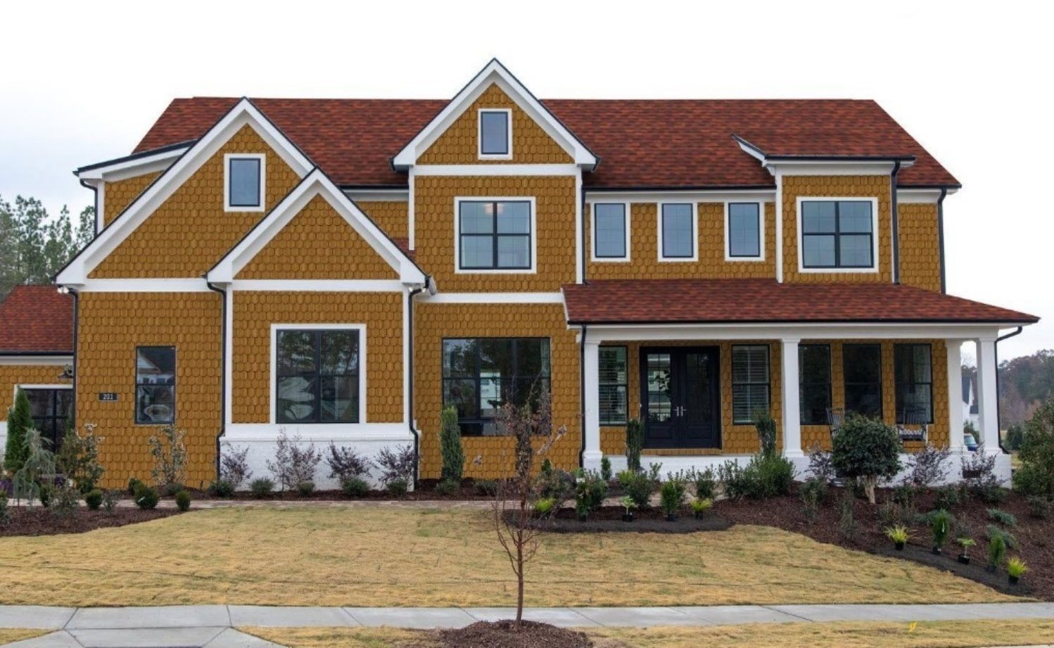 11 Fishcale Siding Home Designs and Ideas Allura USA