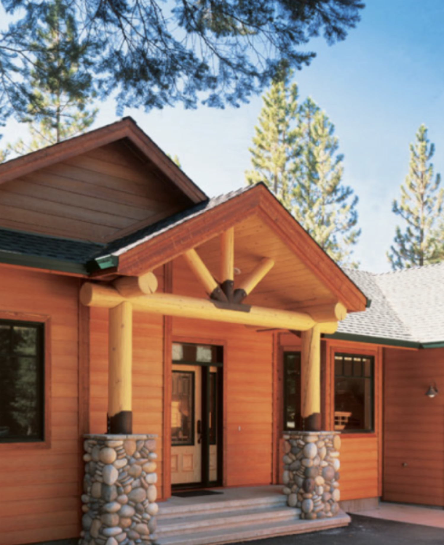 7 Stunning Log Cabin Exterior Colors You'll Love | Allura USA