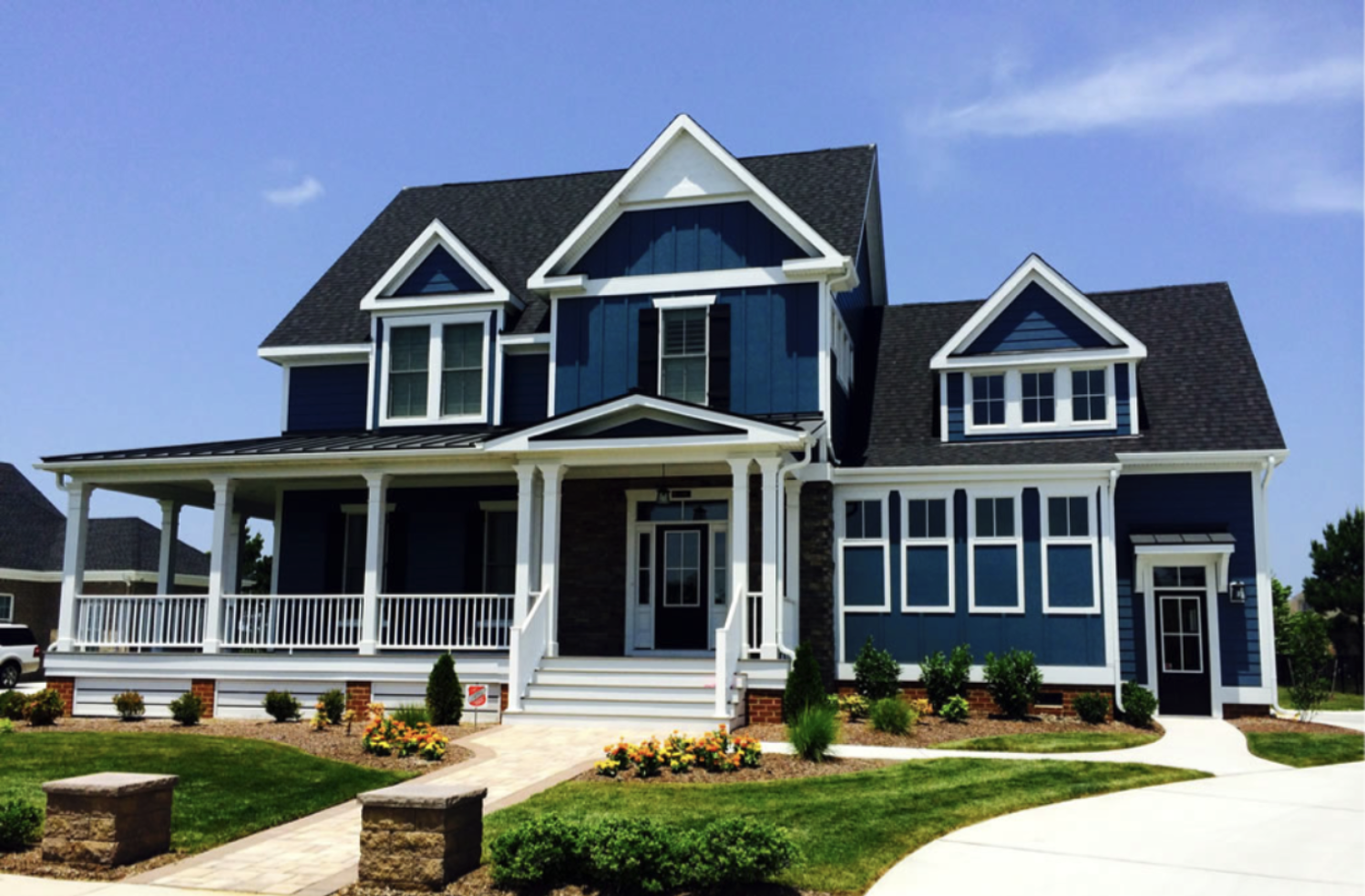 5 Midnight Blue & Dark Blue Siding Color Ideas Allura USA