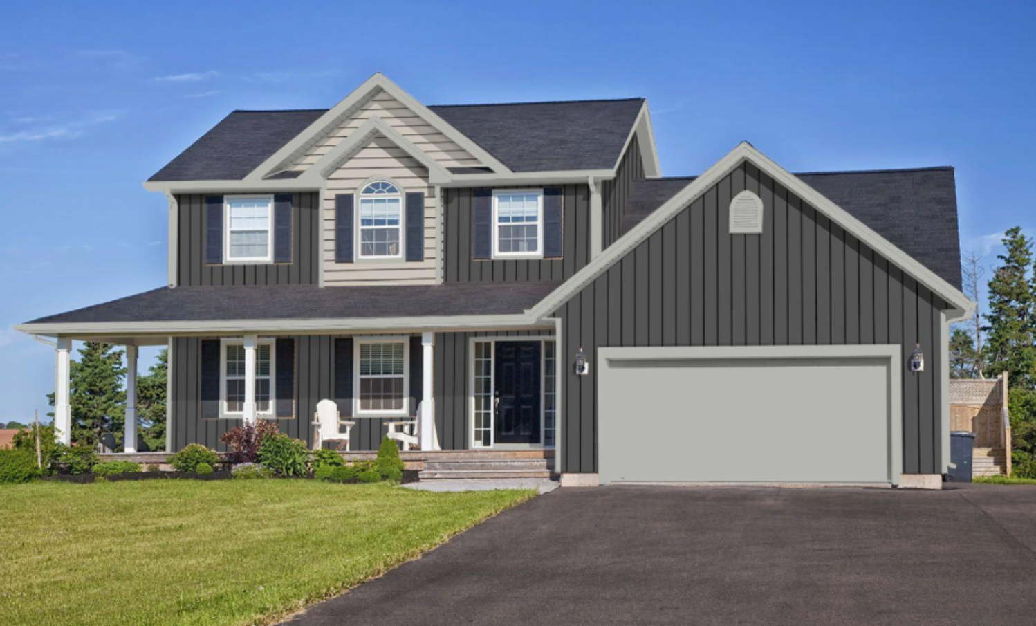 5 Dark Gray Board and Batten Siding Design Ideas Allura USA