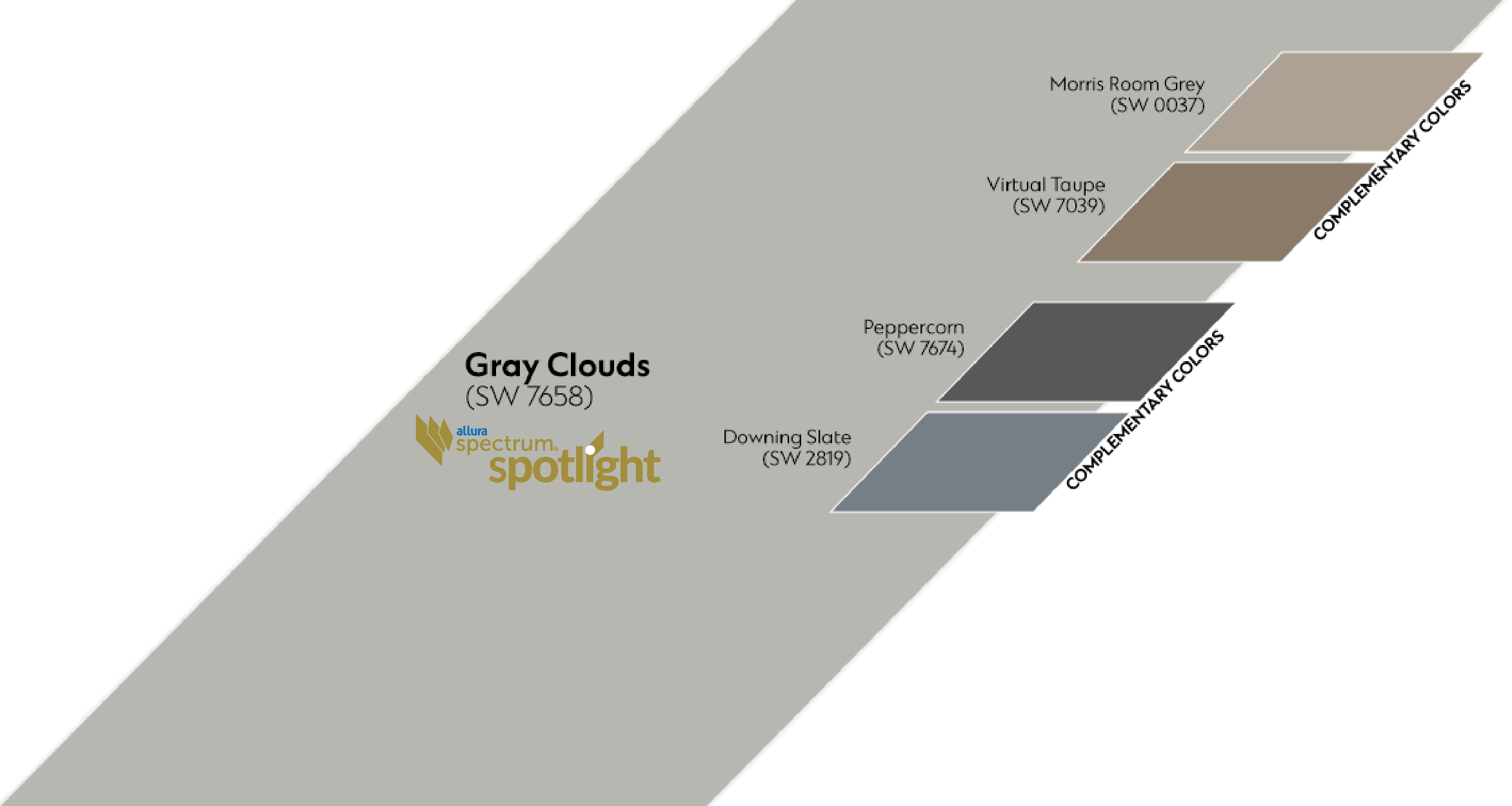 Gray Clouds complementary Spectrum color palette